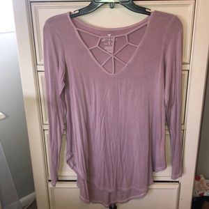 Pale pink long sleeve